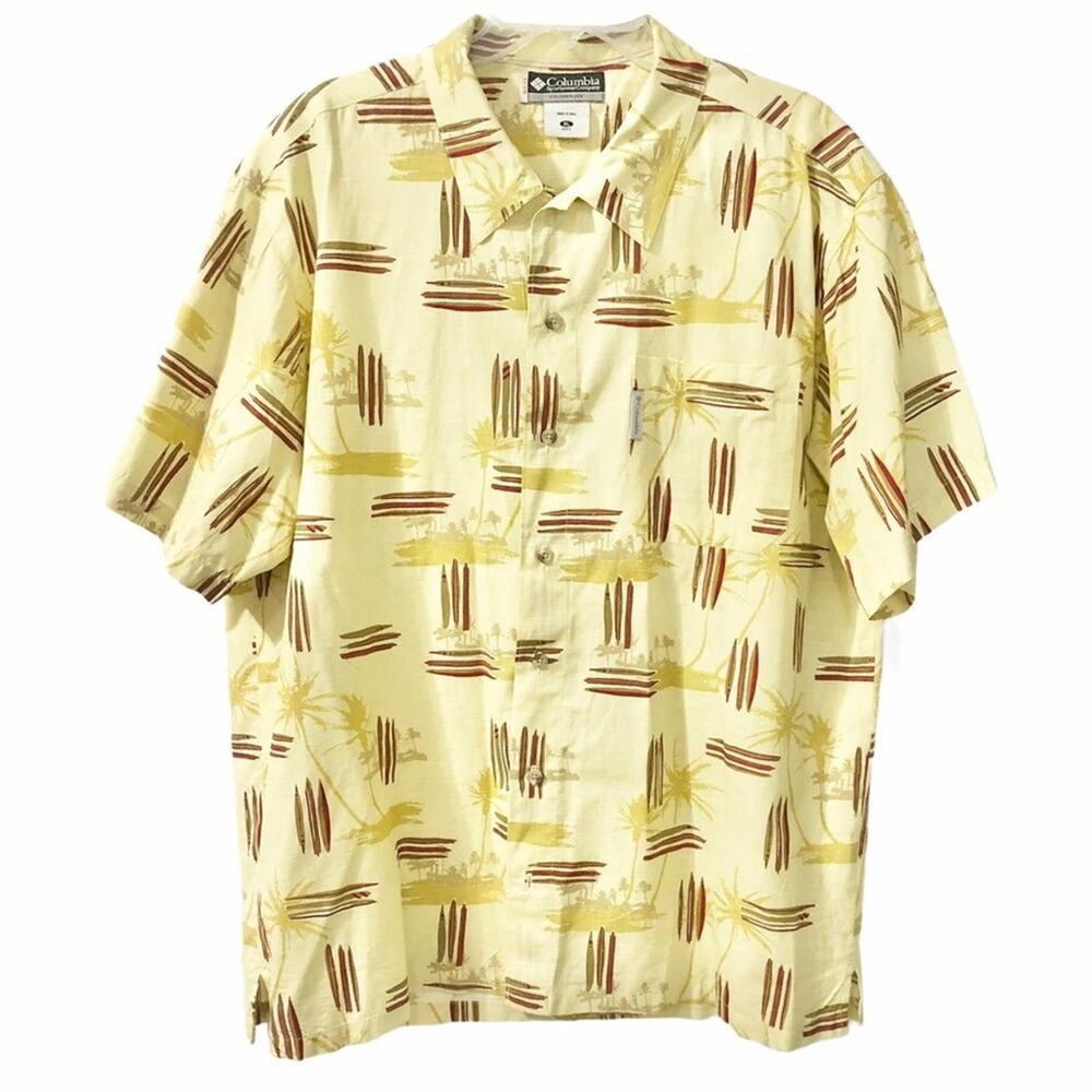 Columbia Tropical Beach Button Down Shirt